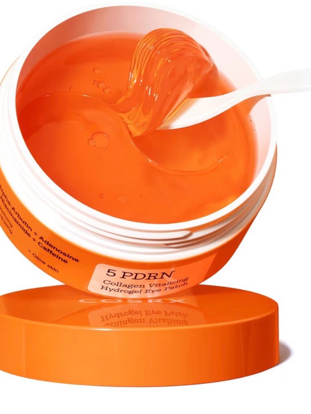 5 PDRN Collagen Vitalizing Hydrogel Eye Patches — Orange